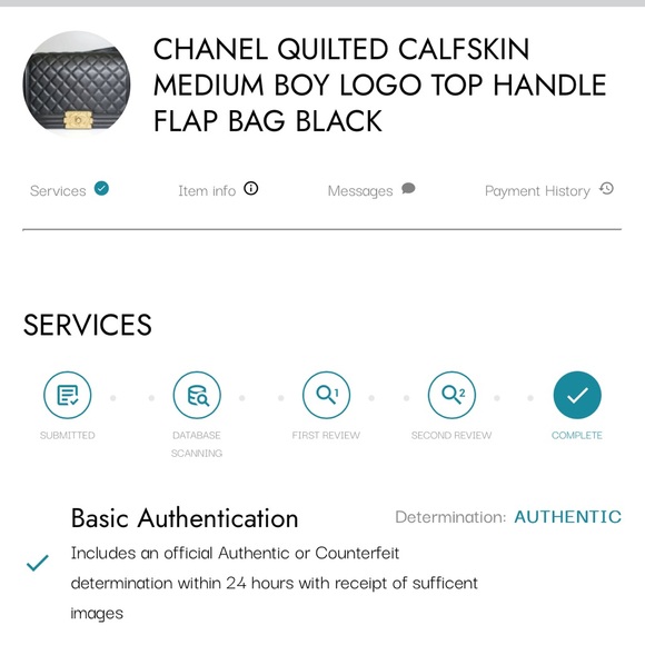 CHANEL QUILTED CALFSKIN MEDIUM BOY LOGO TOP HANDLE FLAP BAG BLACK - Picture 9 of 12